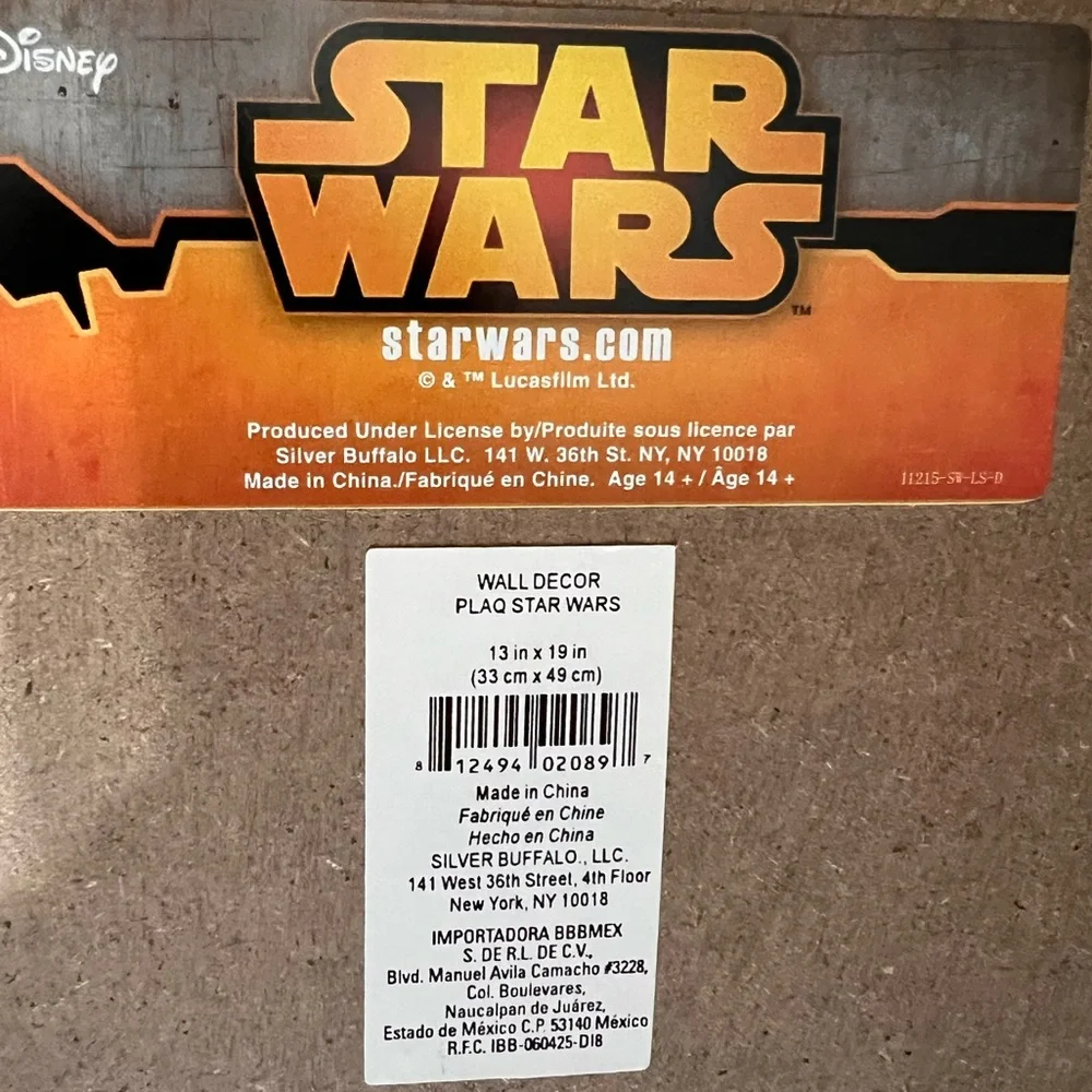 Star Wars The Empire Strikes Back Wall Art Wood Plaque 19